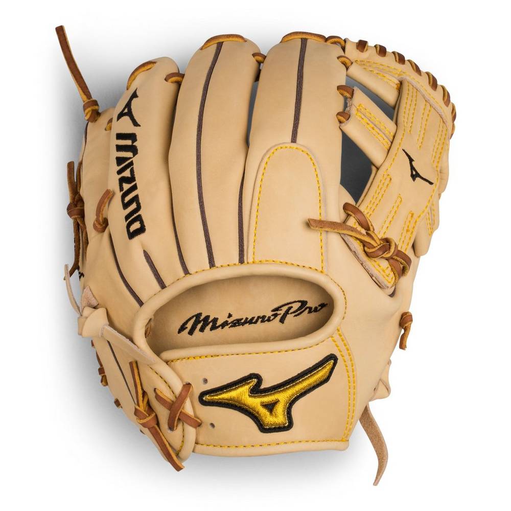 Guanti Mizuno Baseball Pro Infield 11.5" - Regular Pocket Uomo - Marroni - 06315-RANI